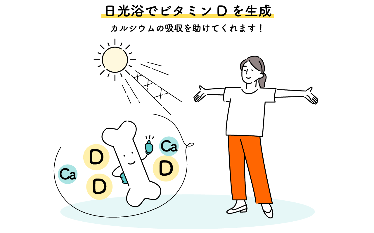 カルシウムの吸収率を上げる食材